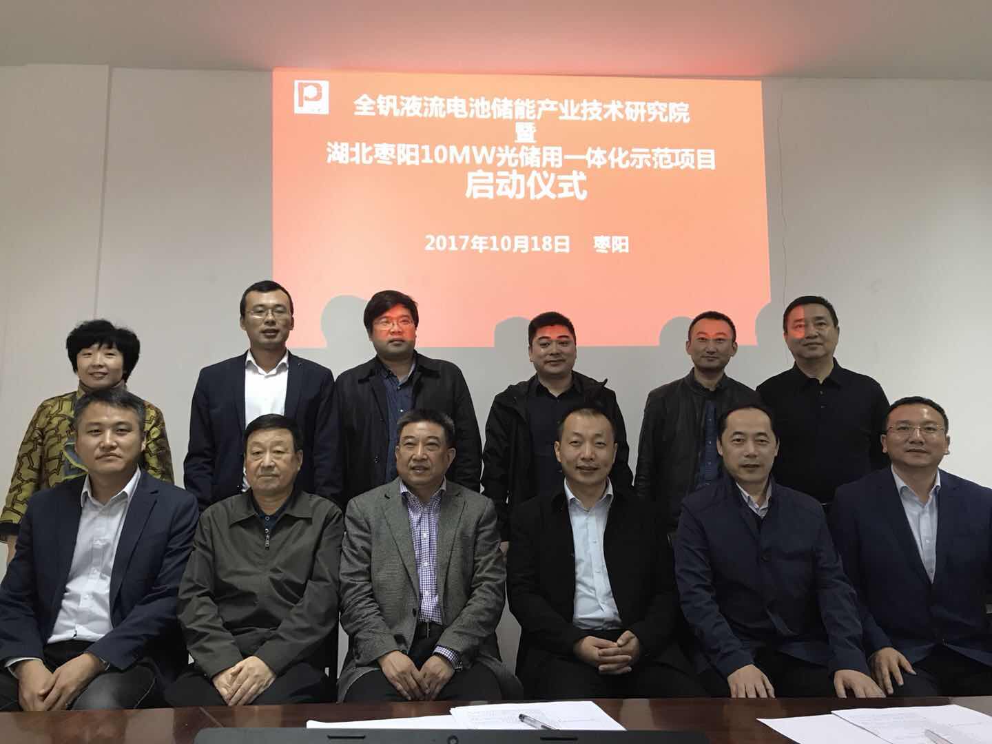 棗陽市全釩液流電池儲能示范項目正式啟動(圖1)