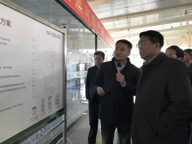 青海省副省長王黎明到青海能高公司進行實地調研(圖1)